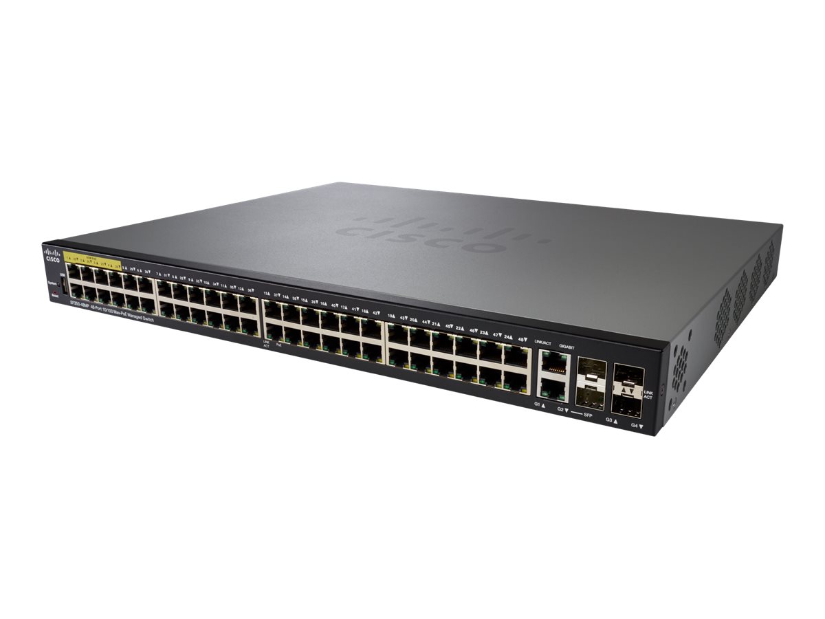 SF350-48MP-K9-EU - Commutateur Cisco Business 350 - 48 ports - Géré L3 - PoE+