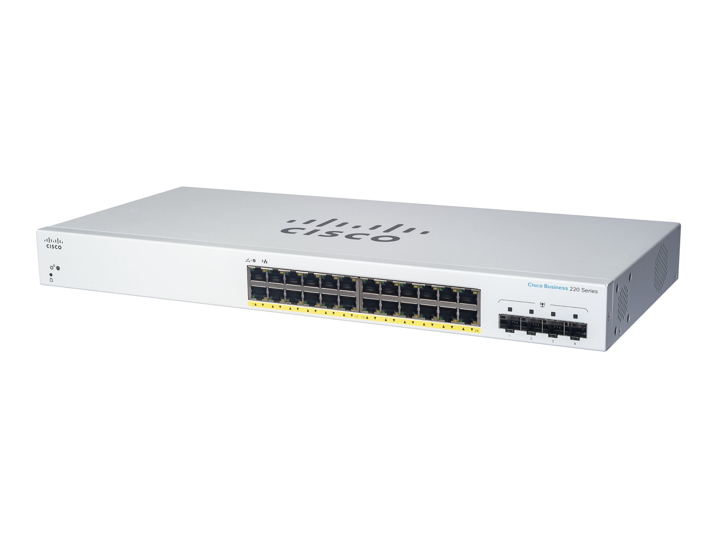 CBS220-24T-4G-EU - Cisco Business Smart Switch, 24 x 10/100/1000 + 4 x Gigabit SFP