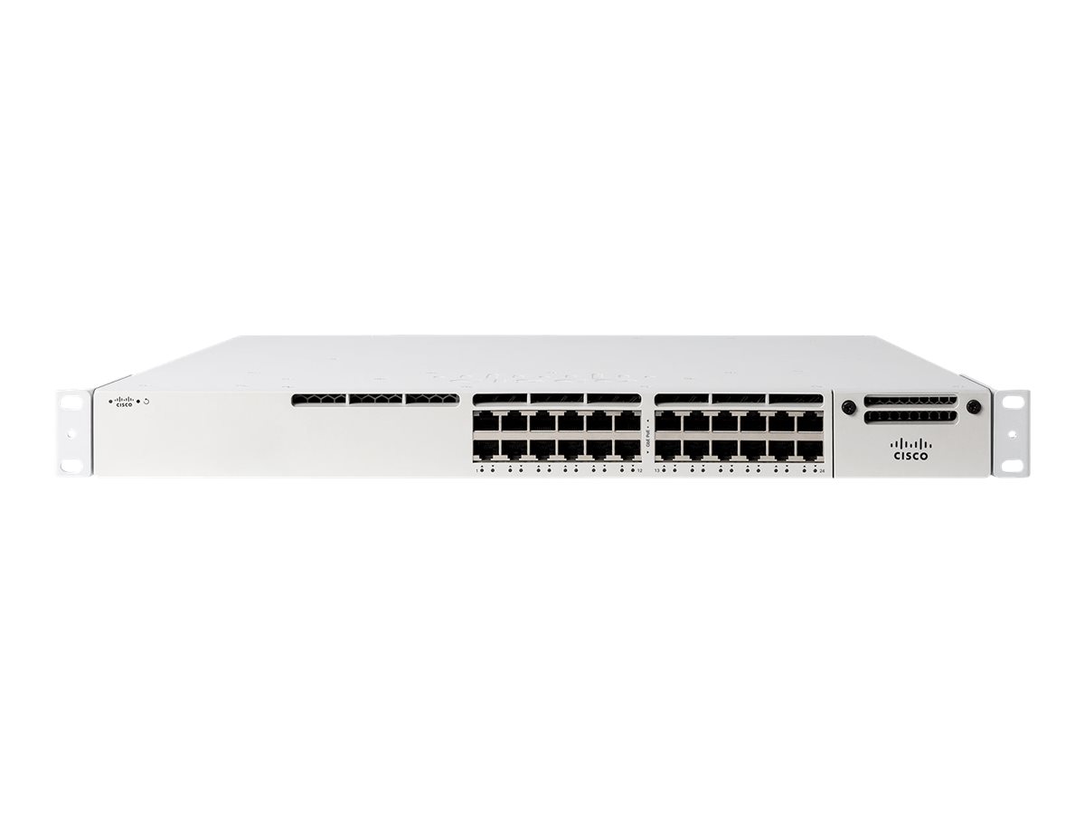MS390-24UX-HW - Cisco Meraki Cloud Managed MS390-24UX - Switch - L3 - managed - 24 x 100/1000/2.5G/5G/10GBase-T (UPOE)