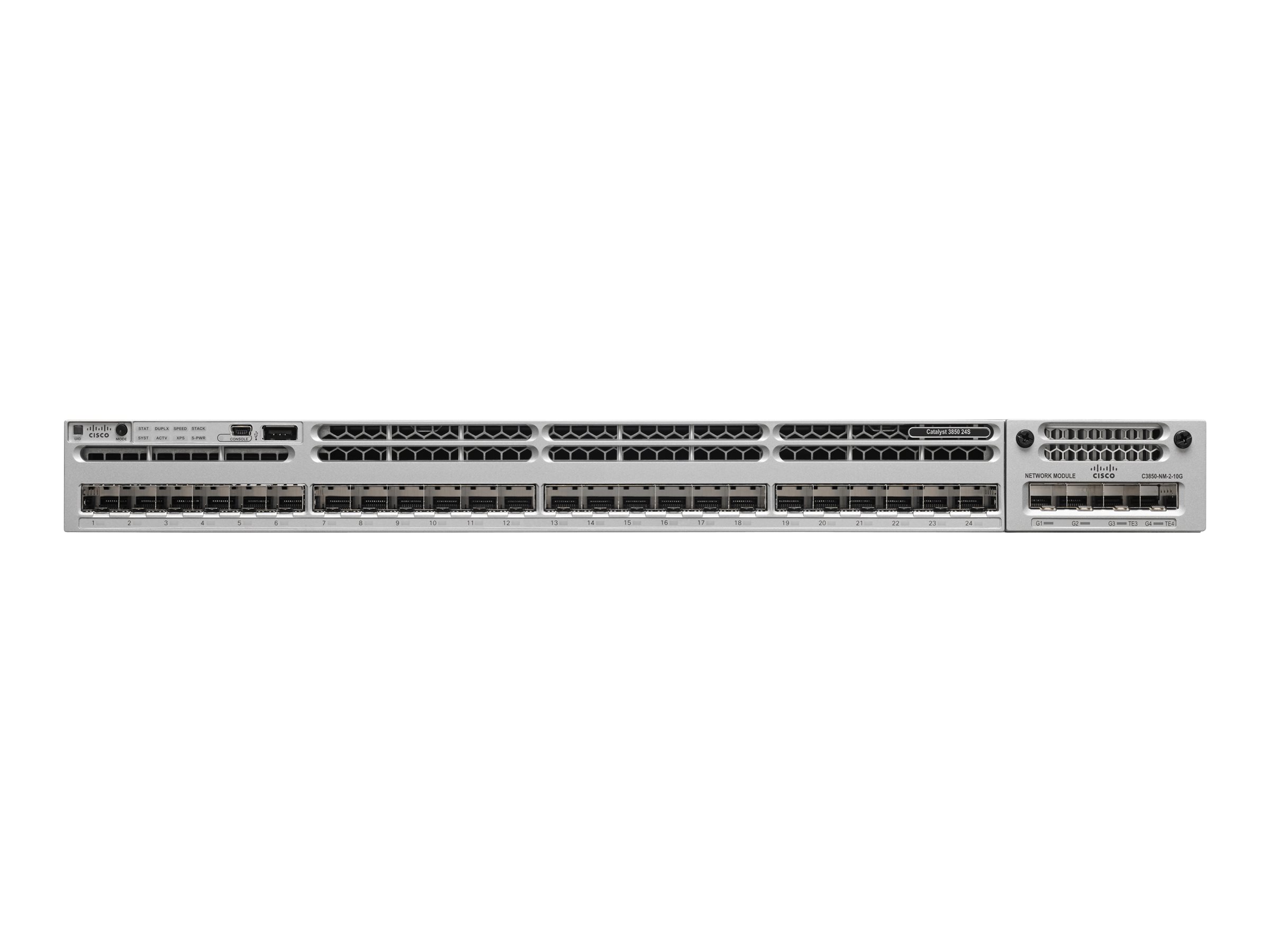 WS-C3850-24S-S - Cisco Catalyst 3850 Switch, L3, managed