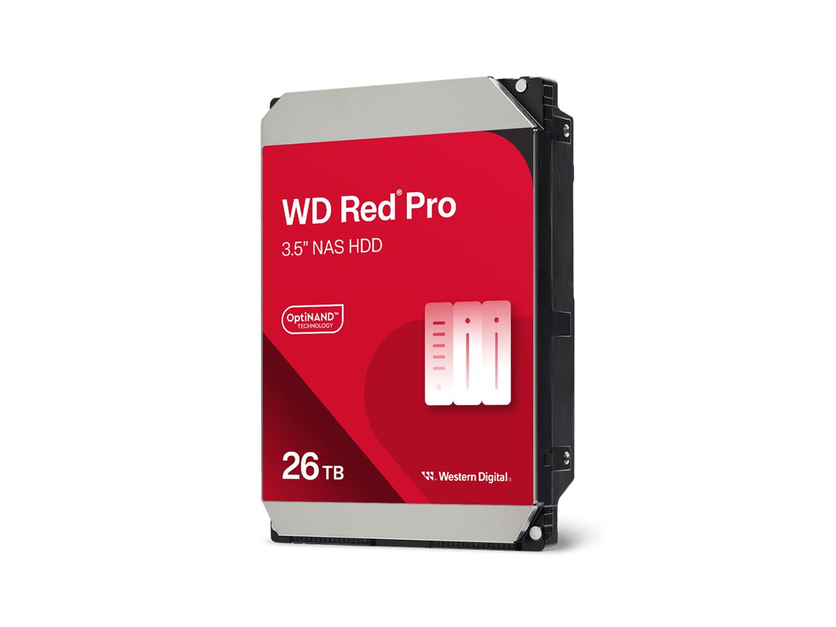 WD260KFGX - WD Red Pro WD260KFGX - Festplatte - Enterprise - 26 TB - intern - 3.5" (8.9 cm)