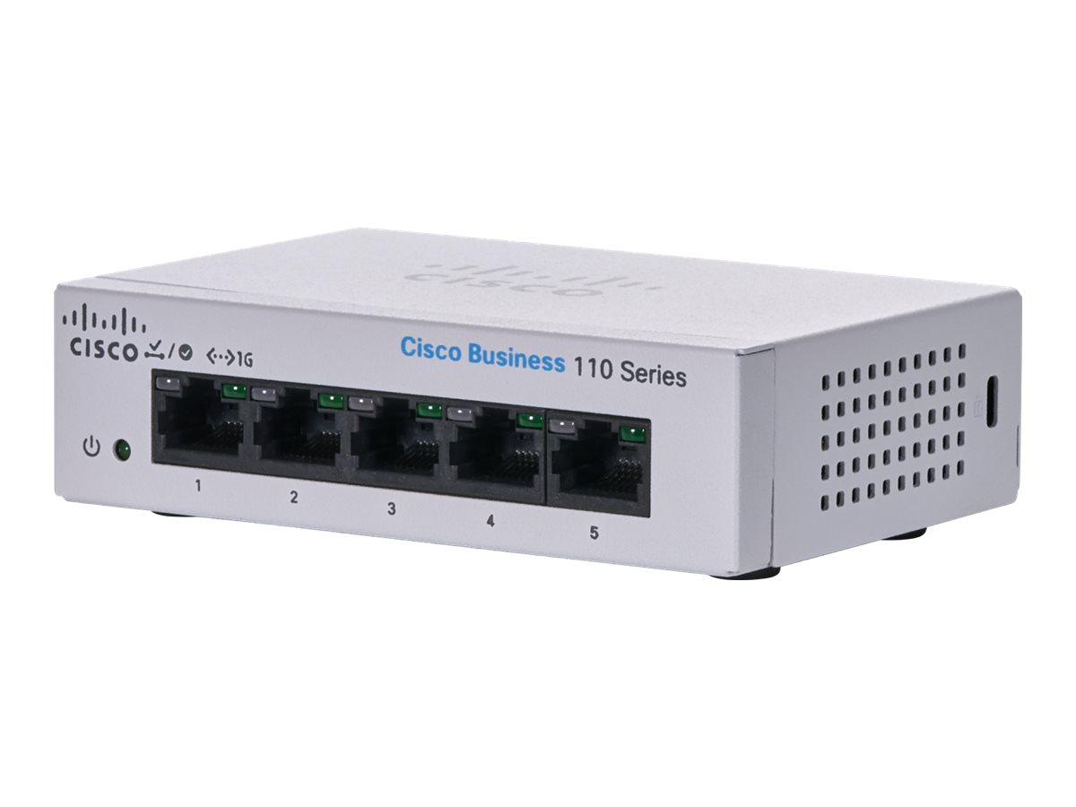 CBS110-5T-D-EU - Cisco Business 110 Series 5-Port Unmanaged Switch