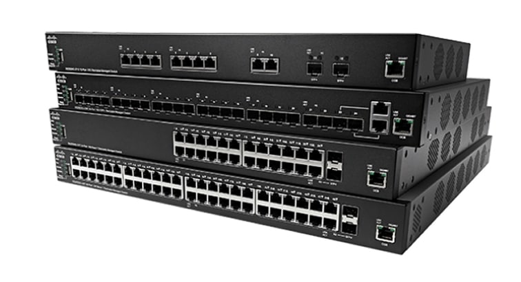 SX350X-24F-K9 - Cisco SX350X-24F-K9, Managed, L2/L3, Rack-Einbau, 1U