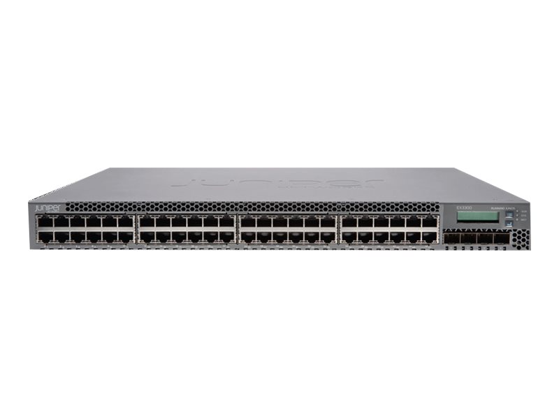 EX3300-24T-DC - Juniper EX 3300 24T - Switch - 24 x 10/100/1000 + 4 x 10 Gigabit Ethernet / 1 Gigabit Ethernet SFP+