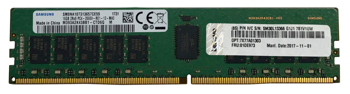 4X77A08632 - Lenovo TruDDR4 - DDR4 - Modul - 16 GB - DIMM