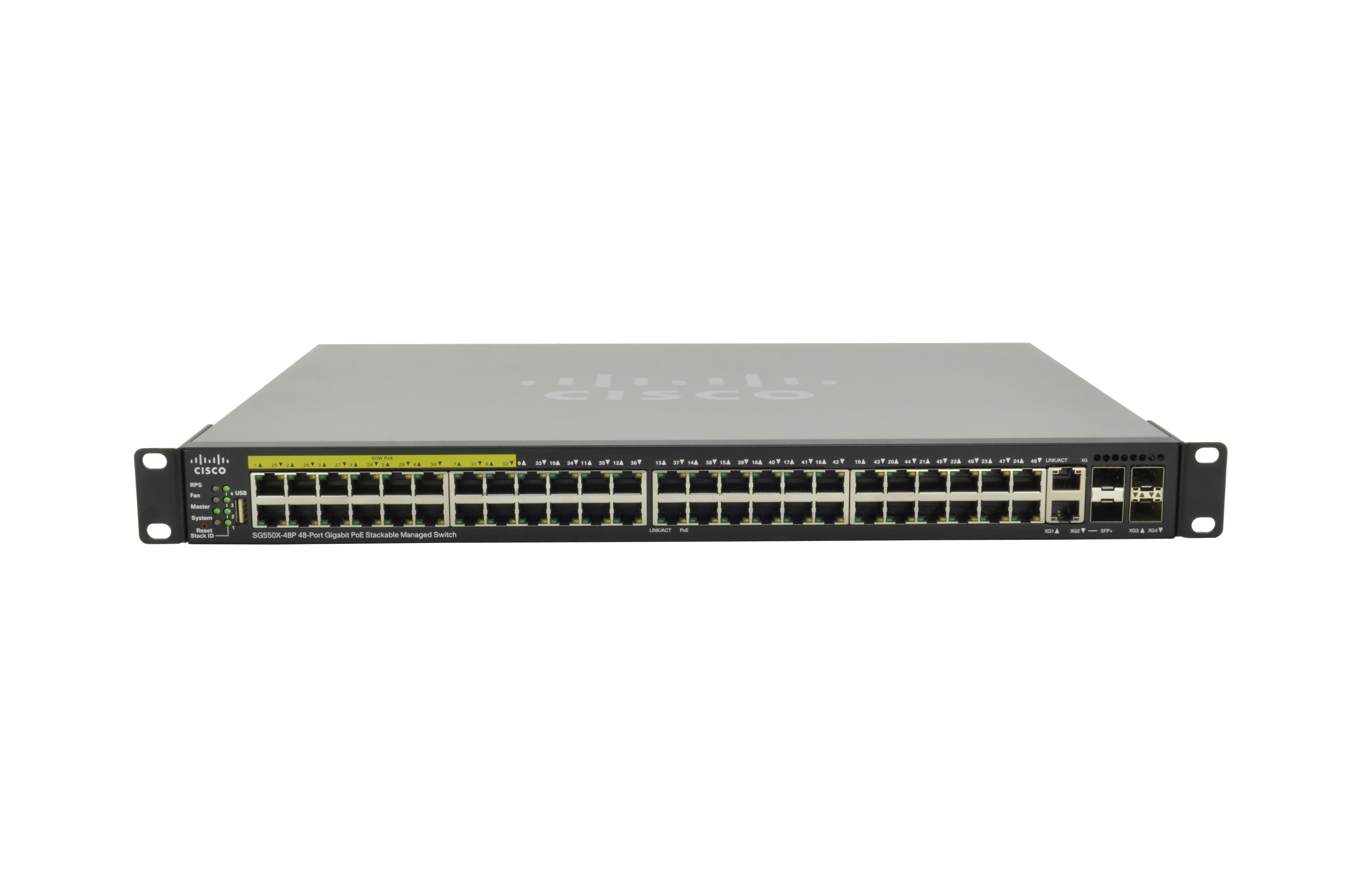 SG550X-48P-K9-EU - Switch Cisco Business 550 - 48 porte - Gestito L3 - PoE+