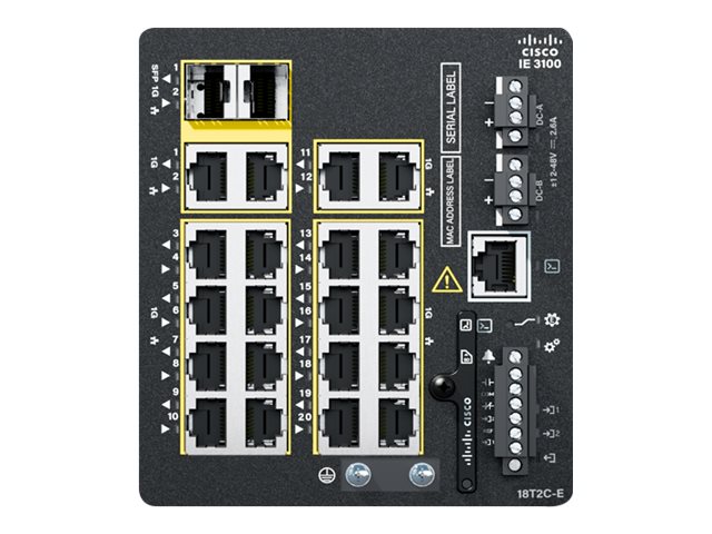 IE-3100-18T2C-CC-E - Cisco Catalyst IE3100 Rugged Series - Network