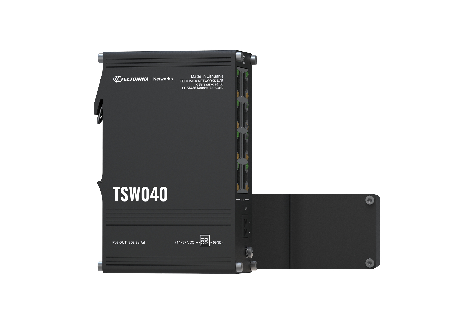 TSW040 - Teltonika TSW040 - Switch - unmanaged - 8 x 10/100 (PoE+)