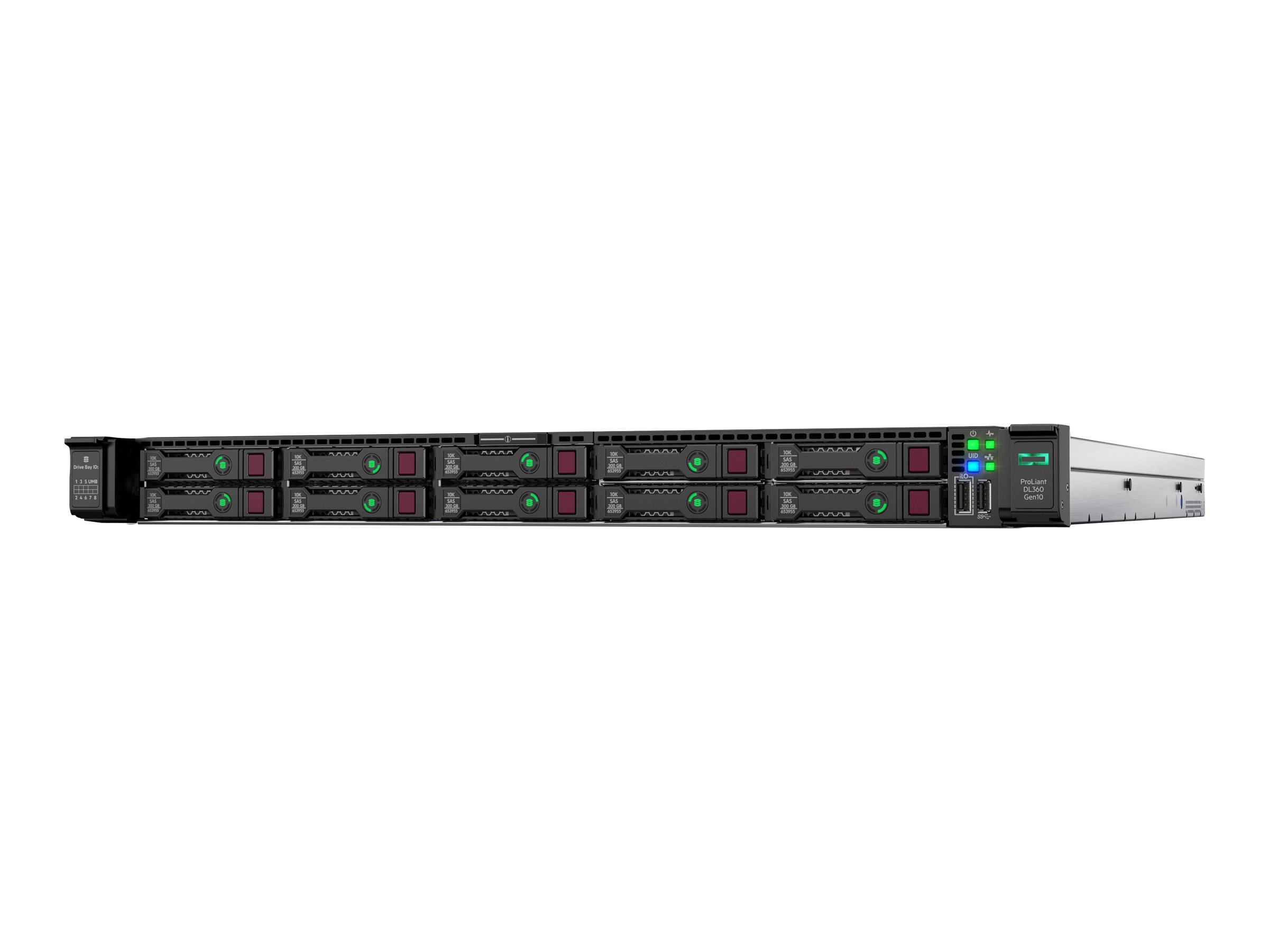P19779-B21 - HPE ProLiant DL360 Gen10 SMB Network Choice - Server - Rack-Montage - 1U - de doble procesador - 1 x Xeon Silver 4210 / 2.2 GHz - RAM 16 GB - SAS - Hot-Swap 6.4 cm (2.5")
