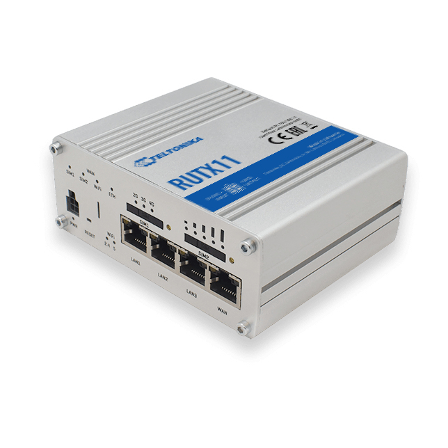 RUTX11000000 - Teltonika RUTX11 - Wireless Router - WWAN 4-port Switch