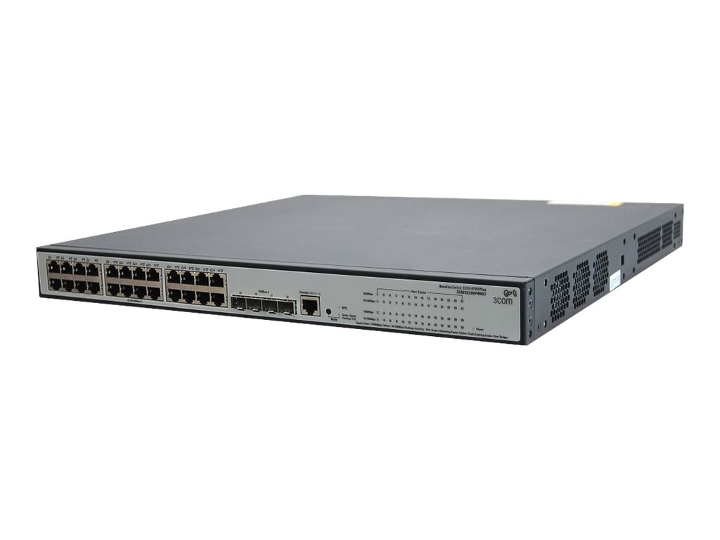 JE007A - HPE 1910-24G-PoE (365 W) Switch - Switch - managed - 24 x 10/100/1000 (PoE)