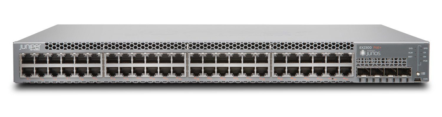 EX2300-48P - Juniper EX Series EX2300-48P - Switch - L3 - managed - 48 x 10/100/1000 (PoE+)