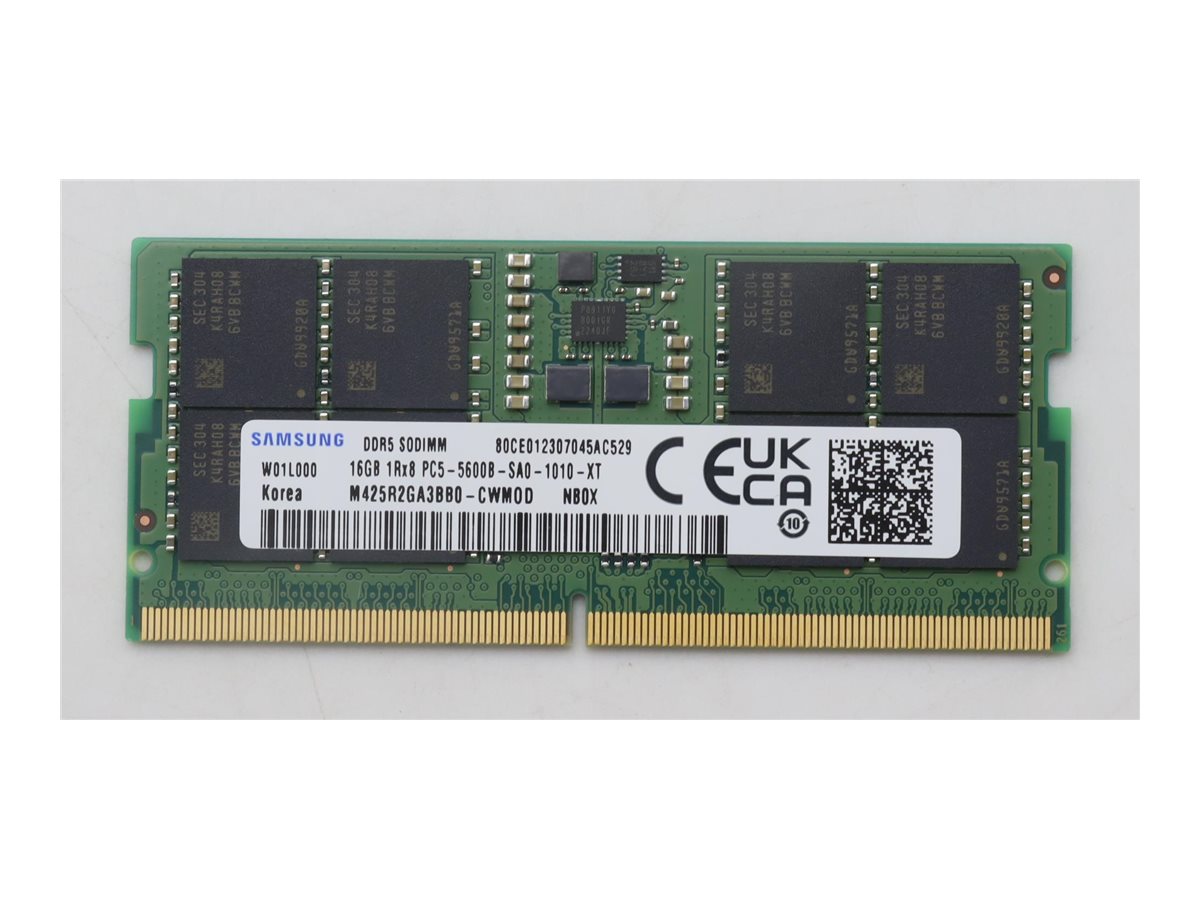 5M31K03047 - Lenovo DDR5 - Modul - 16 GB - SO-DIMM 262-Pin