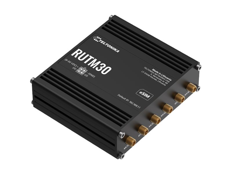 RUTM30000000 - Teltonika RUTM30 - Wireless Router - WWAN 1-port Switch