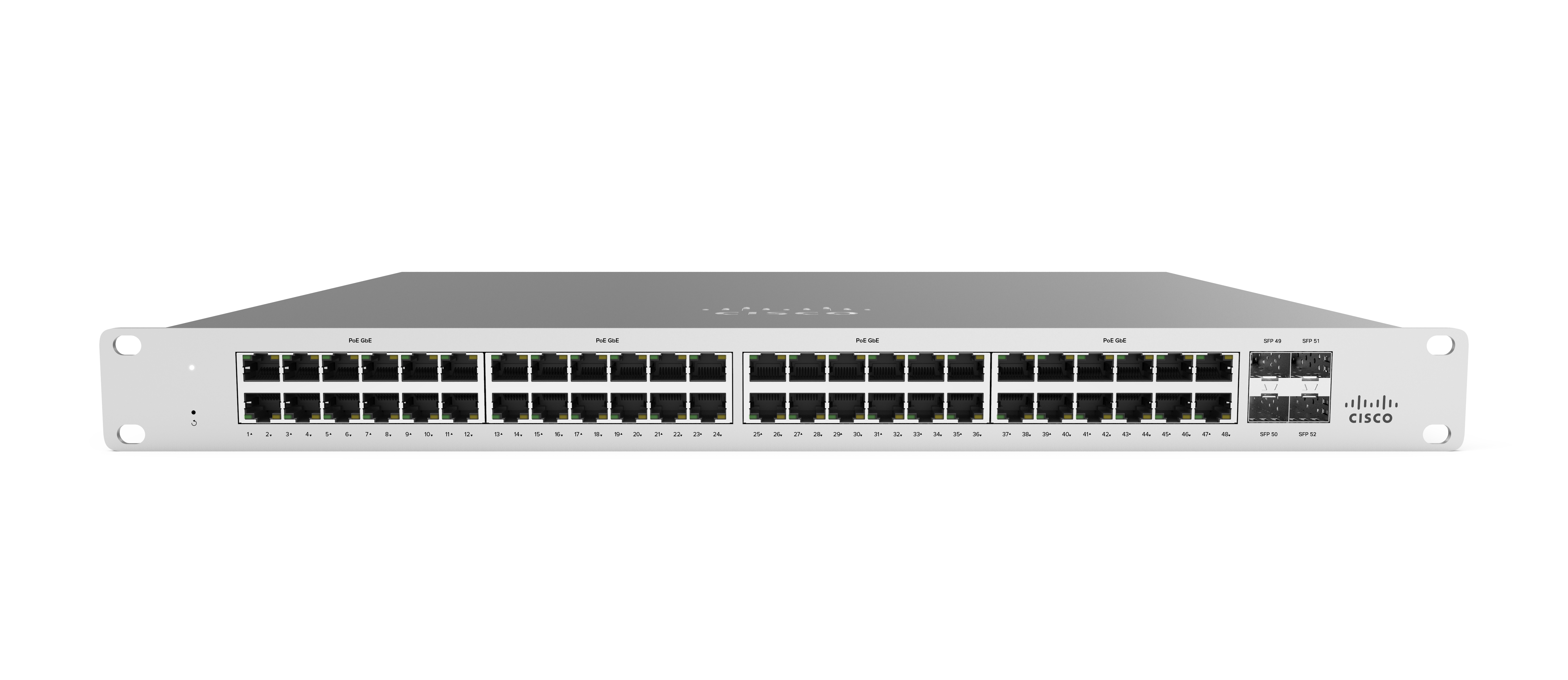 MS120-48FP-HW - Cisco Meraki 48-Port PoE Switch, 10/100/1000
