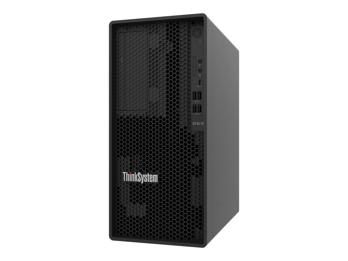 7DH5A02JEA - Lenovo ThinkSystem ST45 V3 7DH5 - Server - Tower - 1-Weg - 1 x EPYC 4344P / 3.8 GHz - RAM 32 GB - no Hot-Swap-capaz 8.9 cm (3.5")