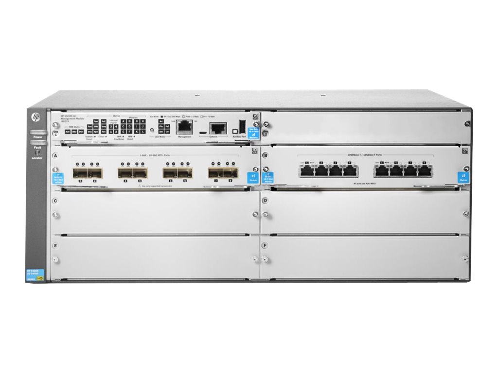 J9868A - HPE Aruba 5406R-8XGT/8SFP+ v2 zl2 - Switch - managed