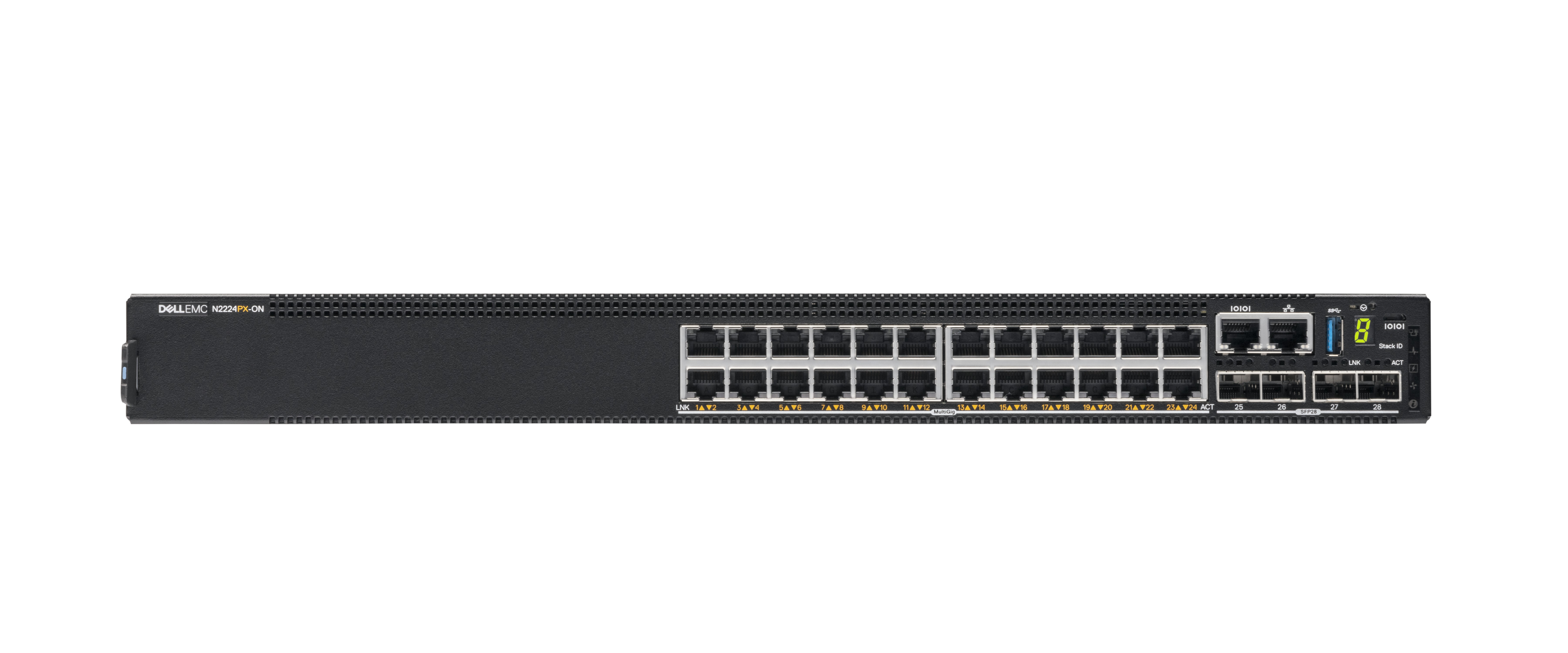 210-ASPC - Dell PowerSwitch N2224PX-ON - Switch - L3 - managed - 12 x 10/100/1000/2.5G (PoE+)