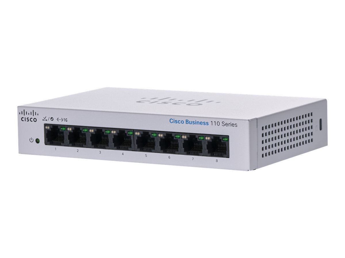 CBS110-8T-D-EU - Cisco 110 Series Switch, unmanaged