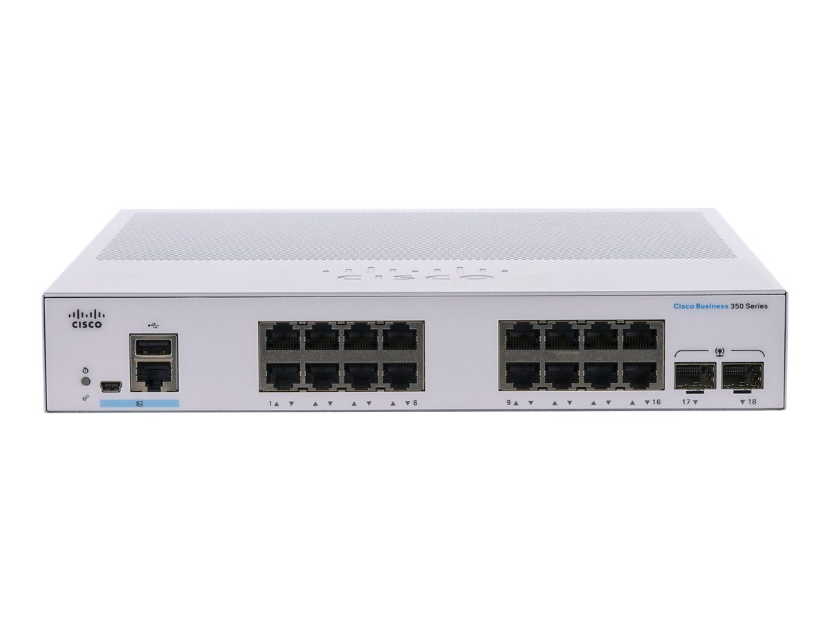 CBS350-16T-2G-EU - Switch Cisco Business 350 - 16 porte - Gestito L3