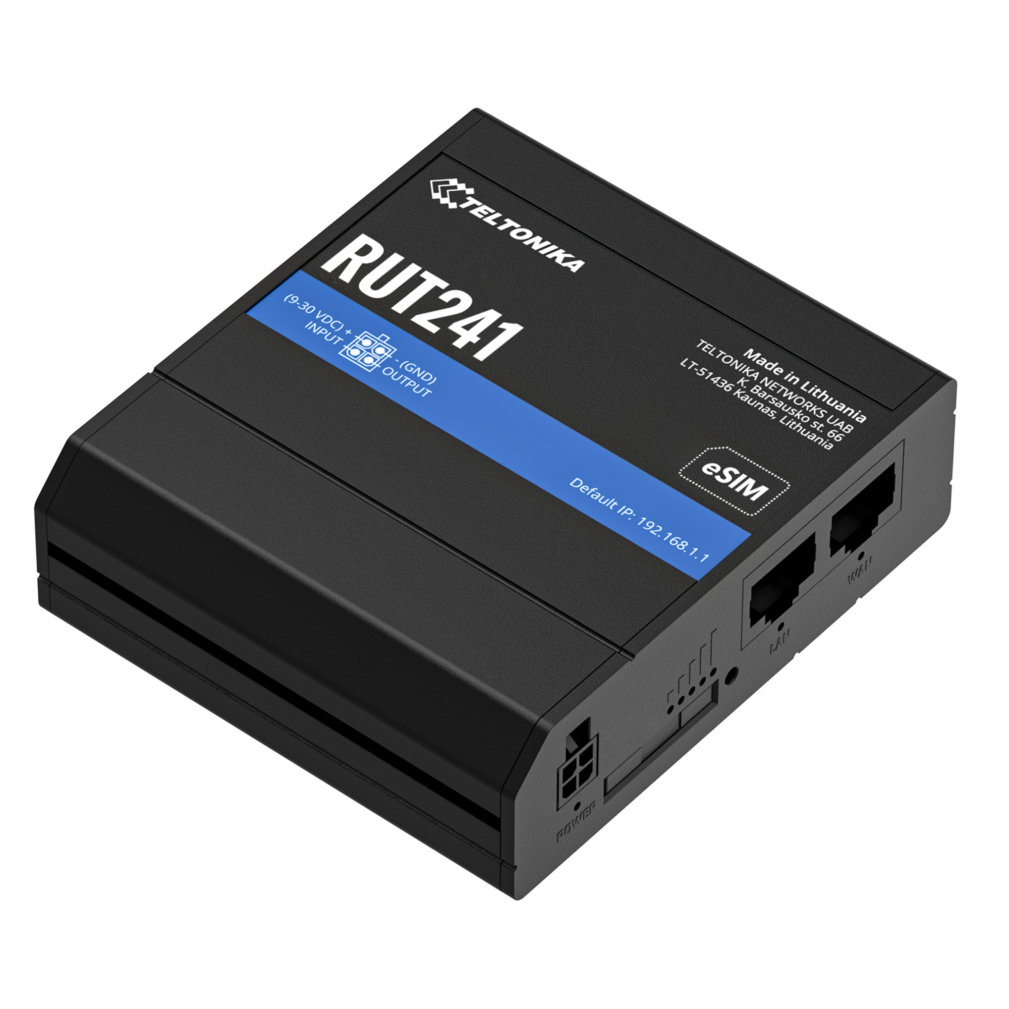 RUT241210000 - Teltonika RUT241 eSIM - Wireless Router - WWAN