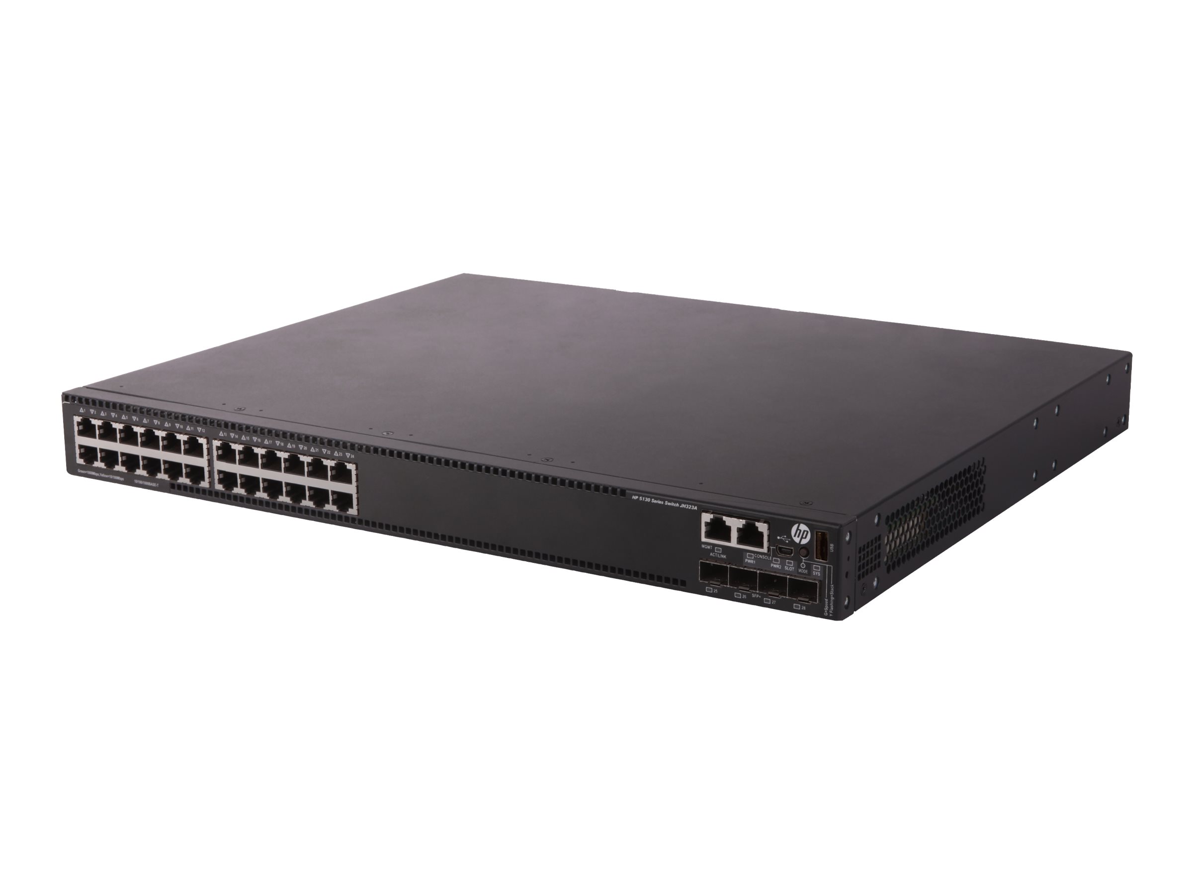 JH323A - HPE 5130-24G-4SFP+ 1-slot HI - Switch - L3 - managed