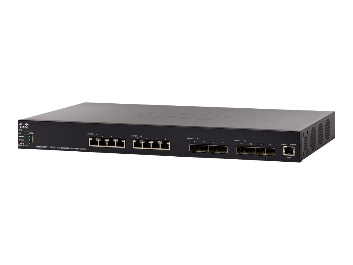 SX550X-16FT-K9-EU - Cisco 550X Series Switch, L3 Managed
