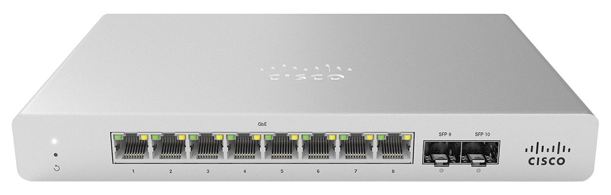 MS120-8-HW - Cisco Meraki Cloud Managed Switch, 8 puertos