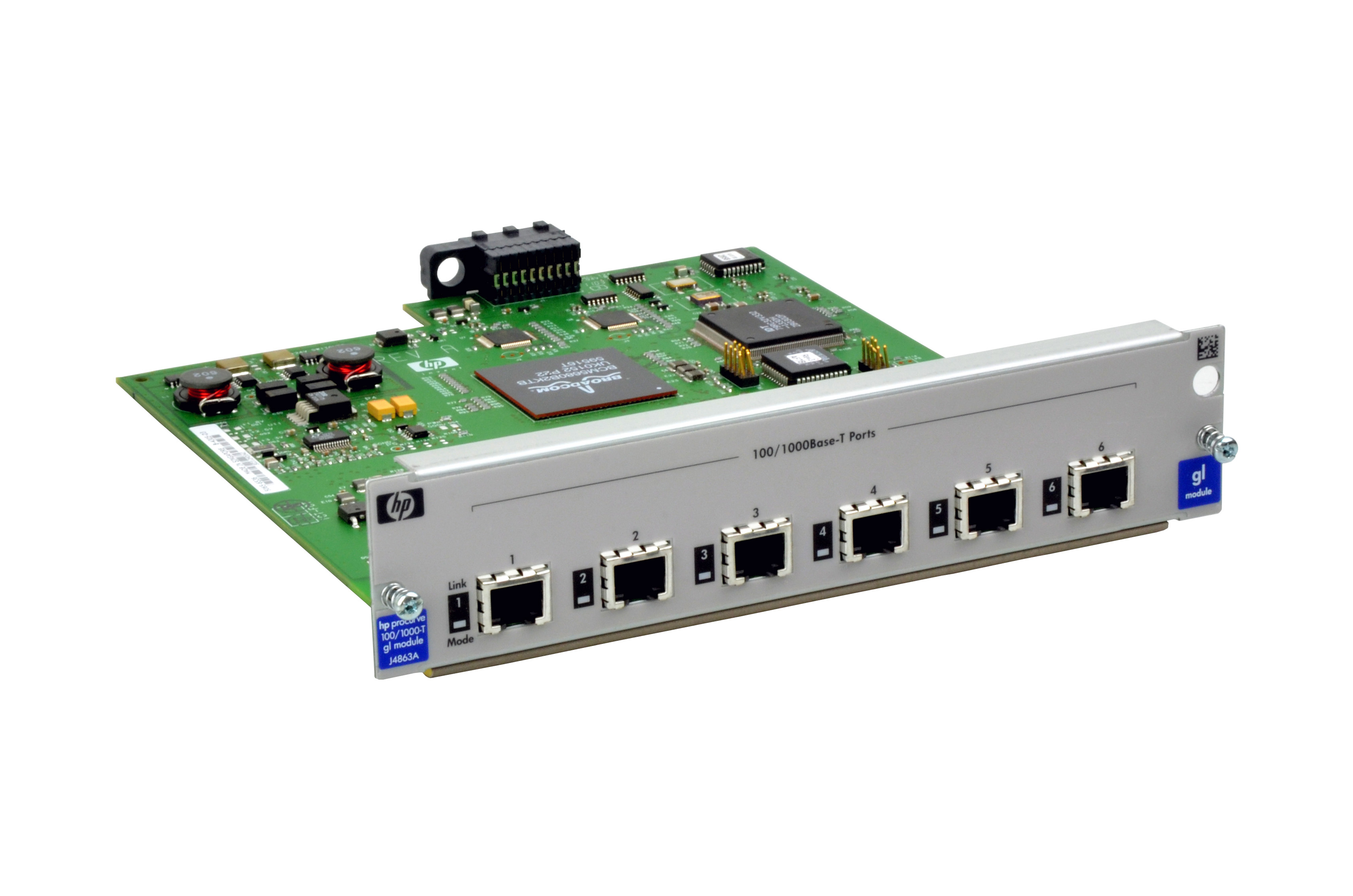 J4863A - HPE Module d'extension - Gigabit Ethernet x 6