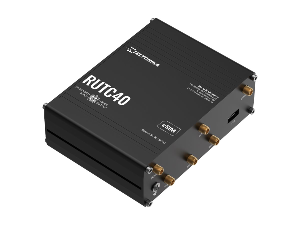 RUTC40000000 - Teltonika RUTC40 - Wireless Router - WWAN 4-port Switch