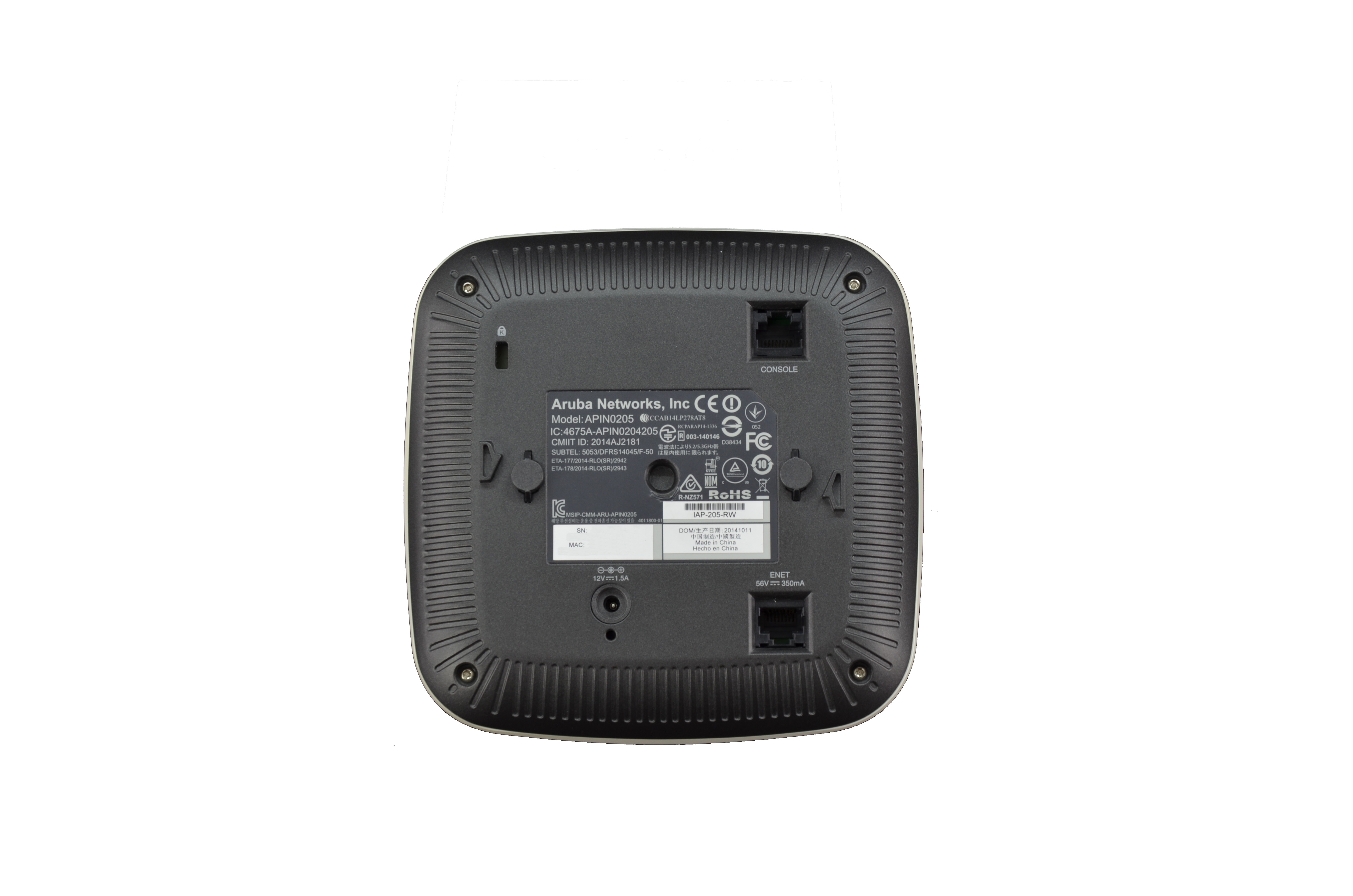 JW212A - Punto de acceso HPE Aruba IAP-205 - Wi-Fi 5 - PoE - Interior - Antenas internas
