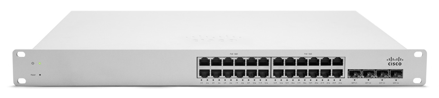 MS220-24P-HW - Conmutador Cisco Meraki MS220 - 24 puertos - Gestionado de capa 2 - PoE+