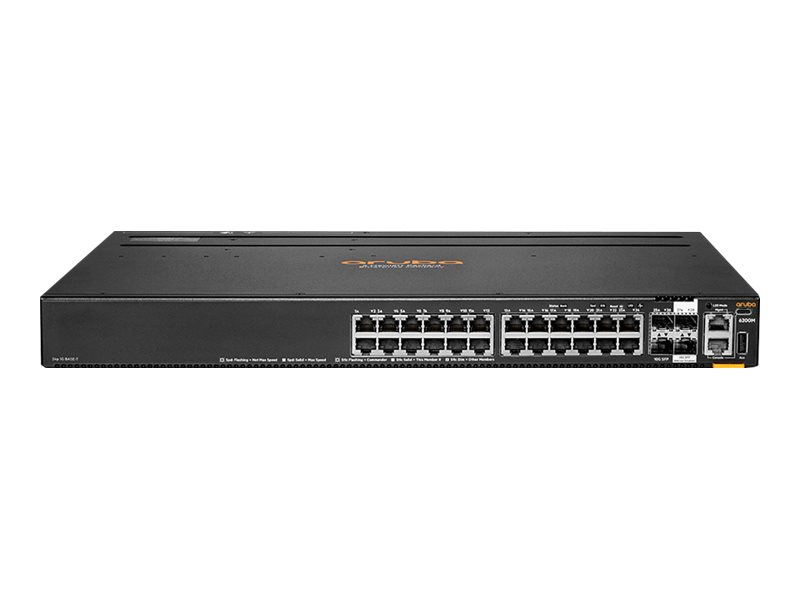 R8V08A - HPE Aruba 6200M 24G 4SFP+ TAA Switch, L3 Managed, 24x 10/100/1000 + 4x 1/10G SFP+