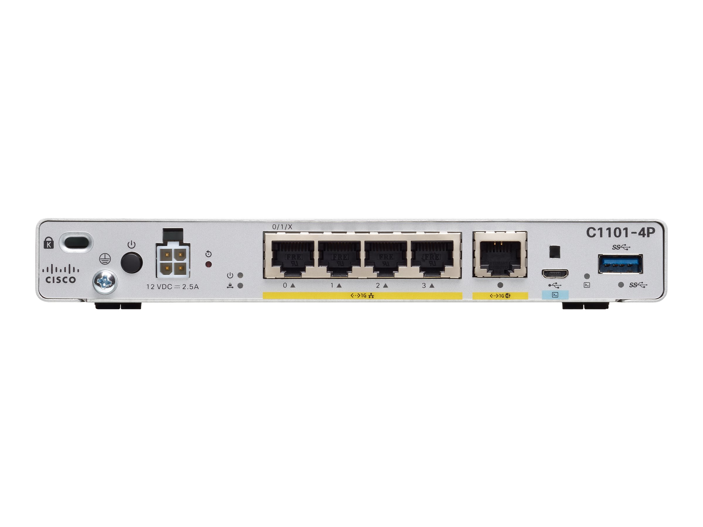 C1101-4P - Cisco ISR 1101 Router with 4-Port Switch