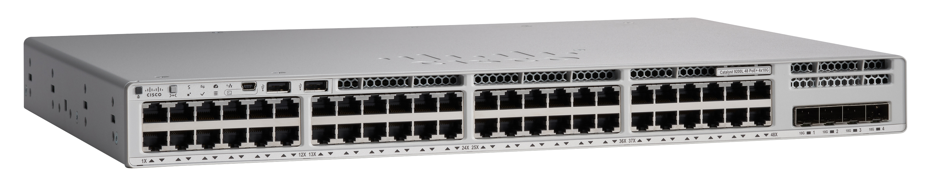 C9200-48PXG-A - Cisco Catalyst 9200 Switch, L3, Smart, 40x 10/100/1000 (PoE+)