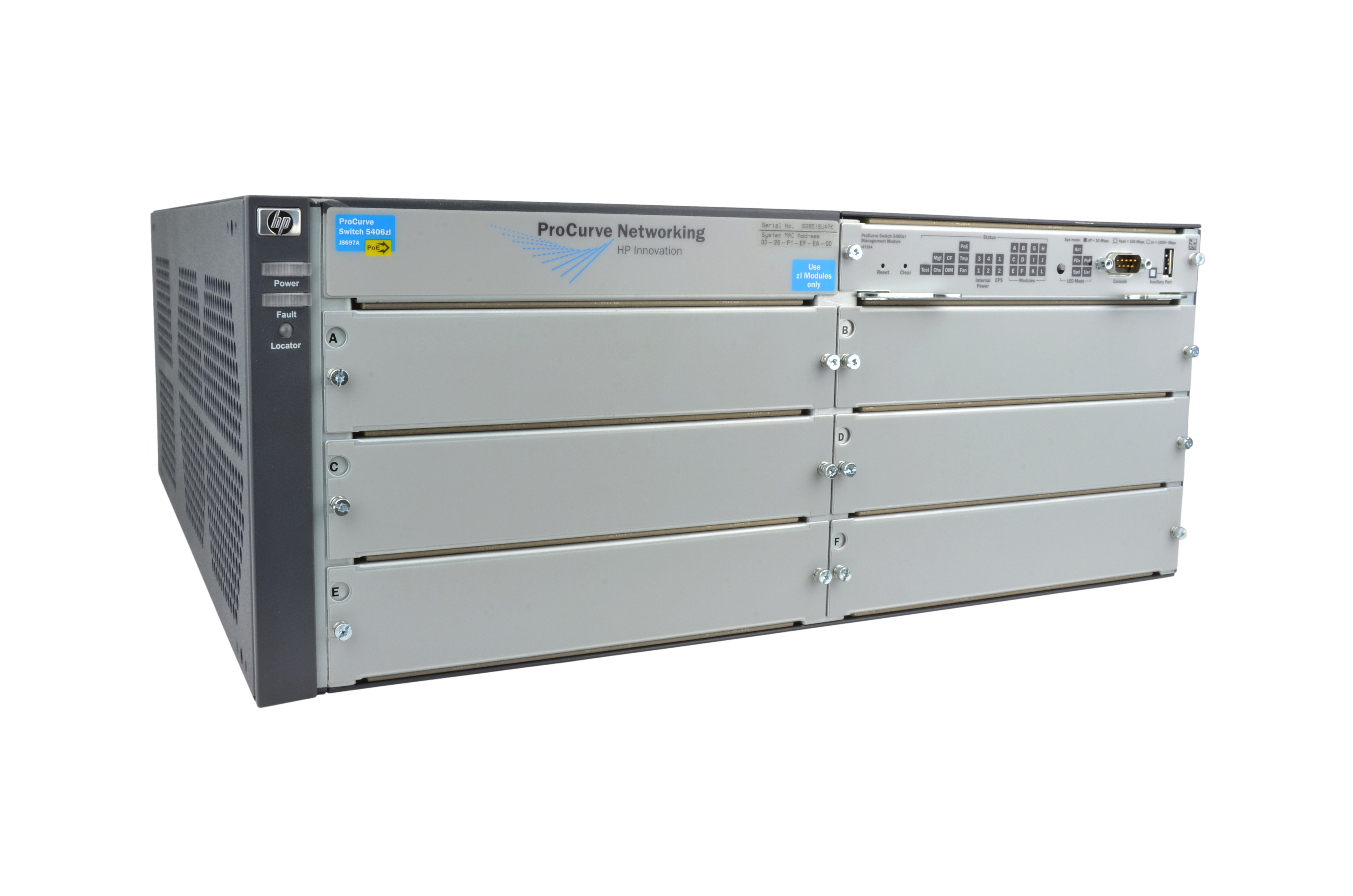 J8697A - HPE ProCurve Switch 5406zl Intelligent Edge - Switch