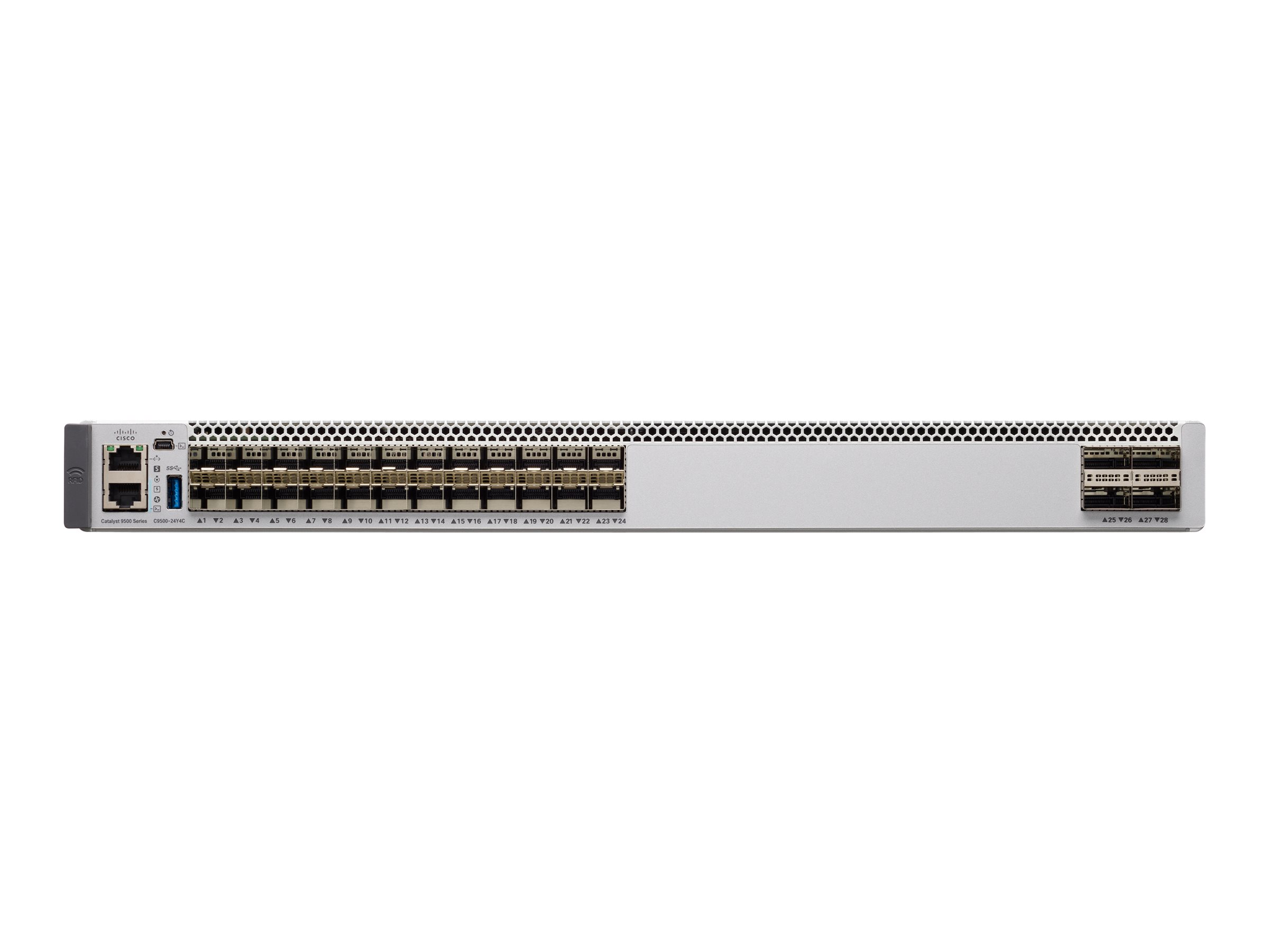 C9500-24Y4C-E - Cisco Catalyst 9500 Switch, Network Essentials, 24 puertos, 100GbE/40GbE/10GbE, IP Base