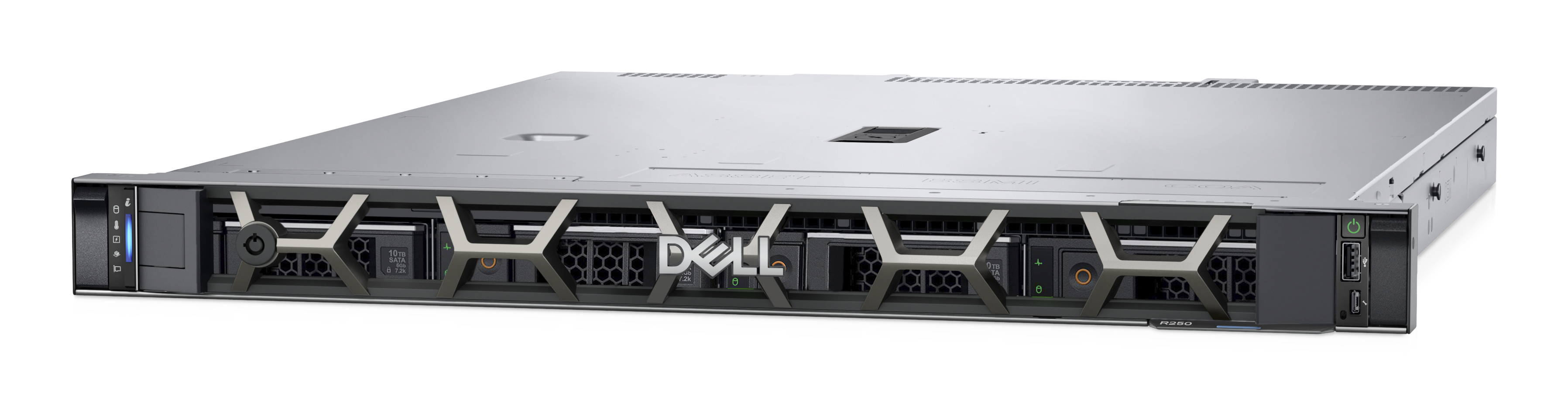 EMEA_PER250SPL4 - Dell PowerEdge R250, 3,4 GHz, E-2334, 16 GB, DDR4-SDRAM, 480 GB, Rack (1U)