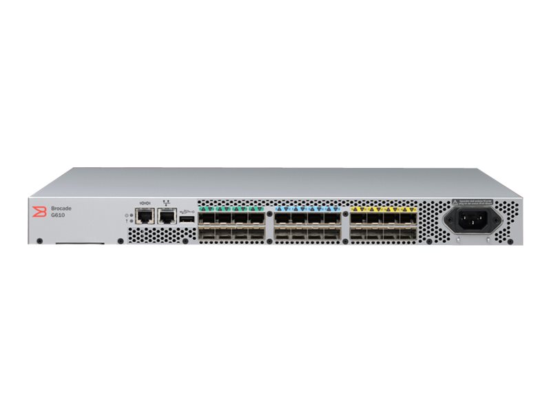 X-G610-24-16G-1-M - Brocade G610 - Switch - managed - 24 x 32Gb Fibre