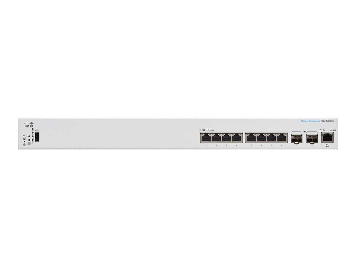 CBS350-8XT-EU - Commutateur Cisco Business 350 - 8 ports - Géré L3