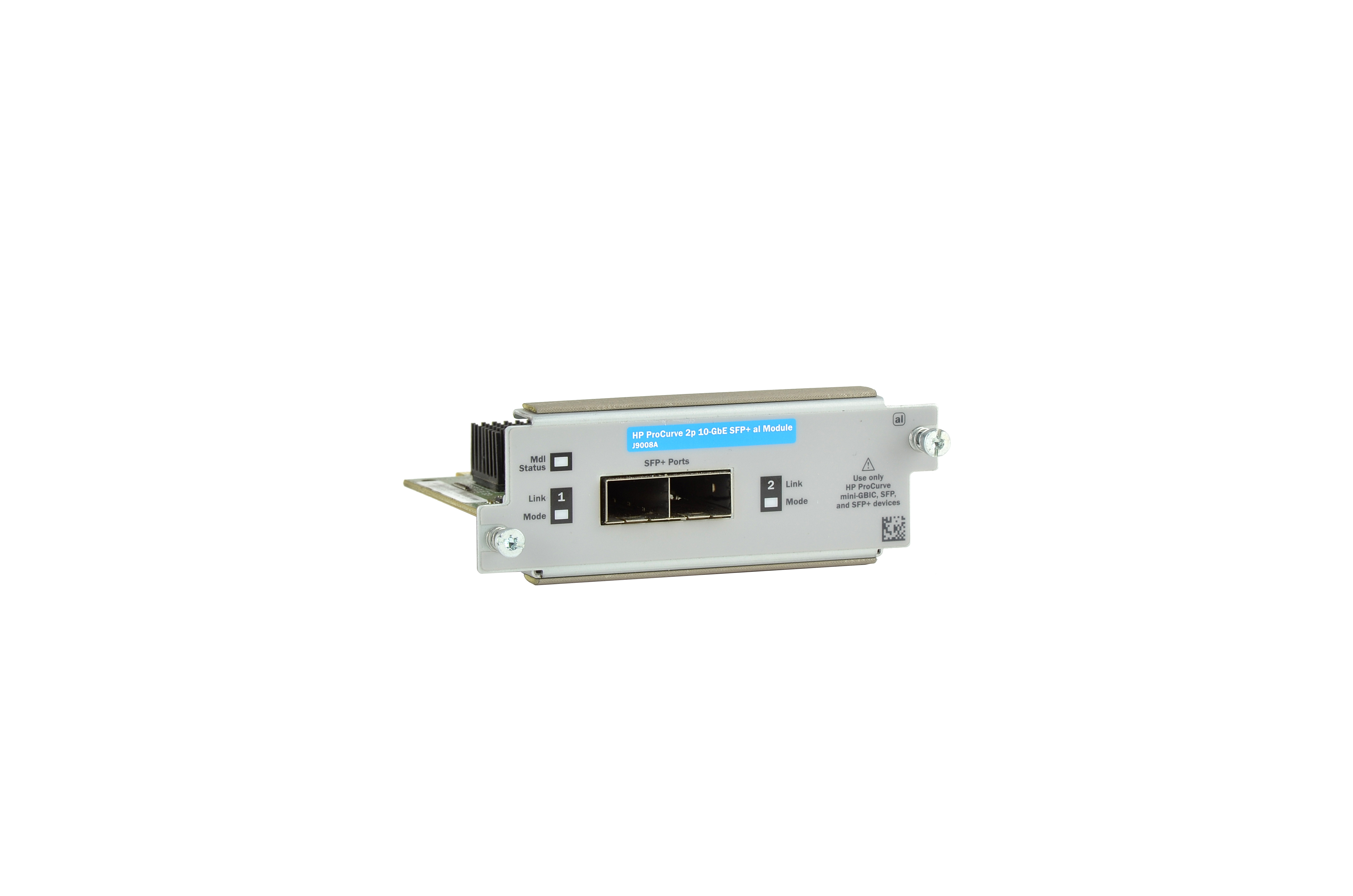 J9008A - HPE Module d'extension - 10GbE - 2 Ports