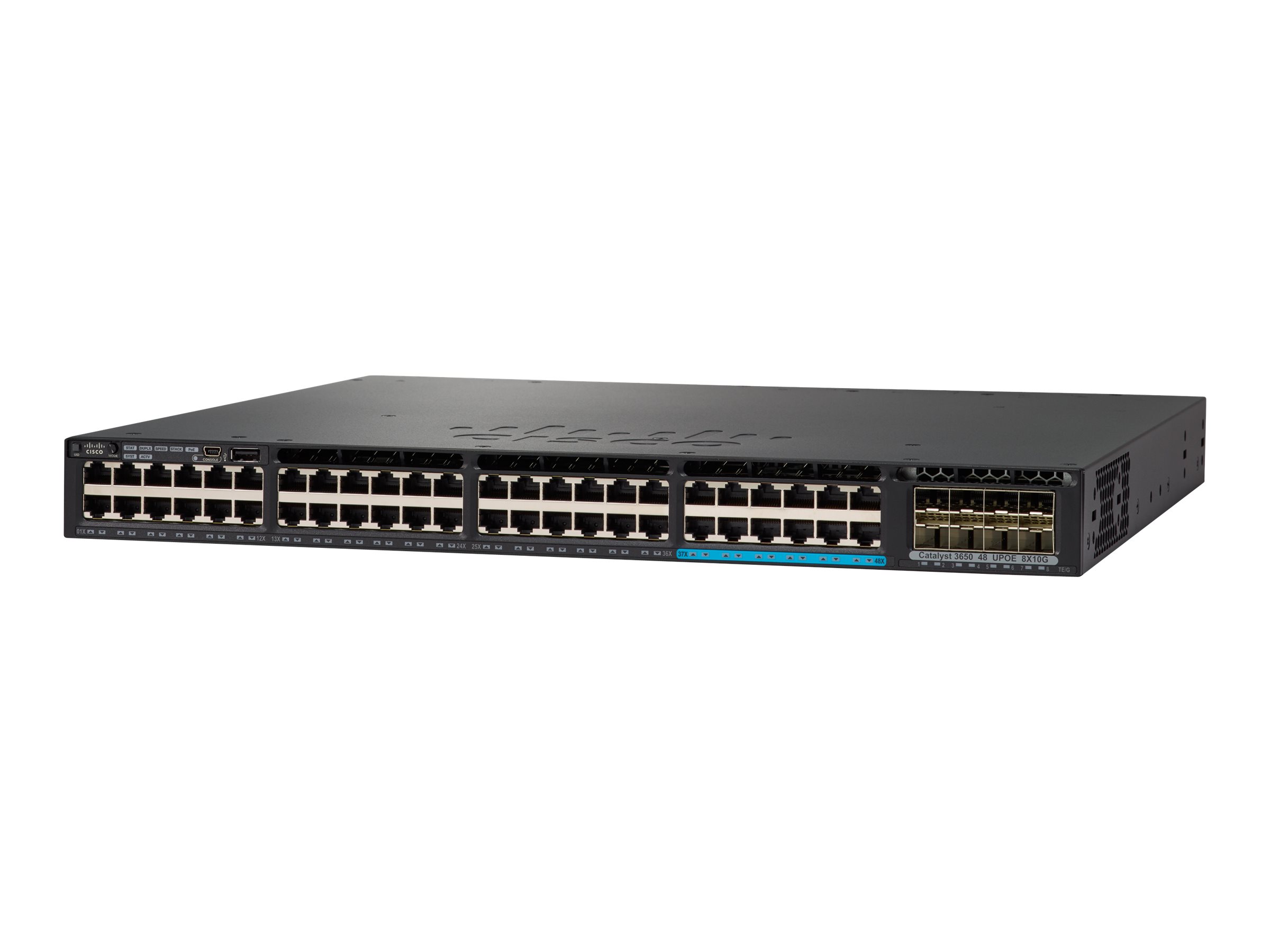 WS-C3650-12X48FD-L - Cisco Catalyst Switch, L3 managed, 36x 10/100/1000 (PoE)