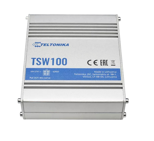 TSW100000000 - Teltonika TSW100, Gigabit Ethernet (10/100/1000), Power over Ethernet (PoE)