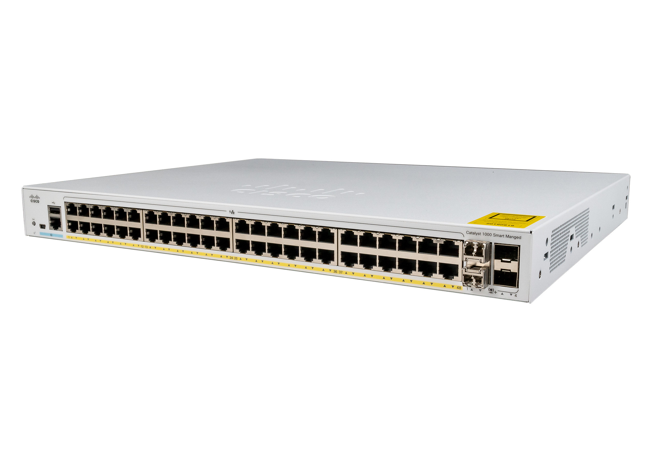 C1000-48FP-4G-L - Cisco Catalyst 48-Port PoE+ Gigabit Managed Switch