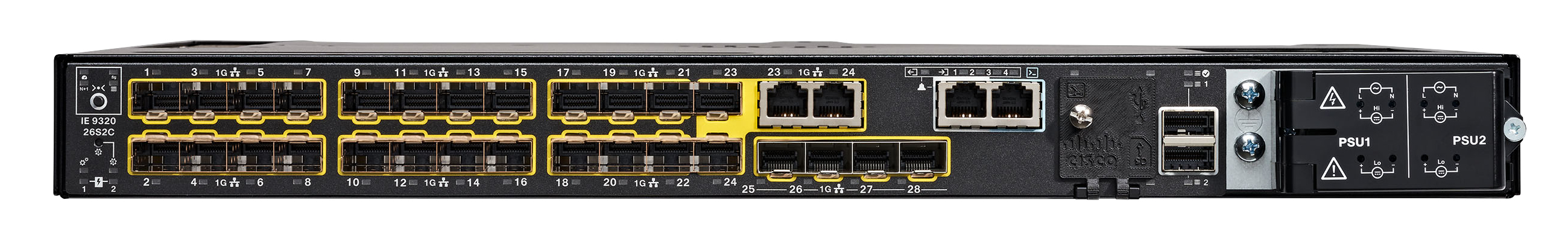 IE-9320-26S2C - Cisco IE-9320-26S2C, Managed, L2/L3, Rack-Einbau
