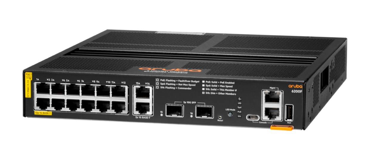 R8V13A - Conmutador HPE Aruba CX 6200 - 12 puertos - Gestionado L3 - PoE+