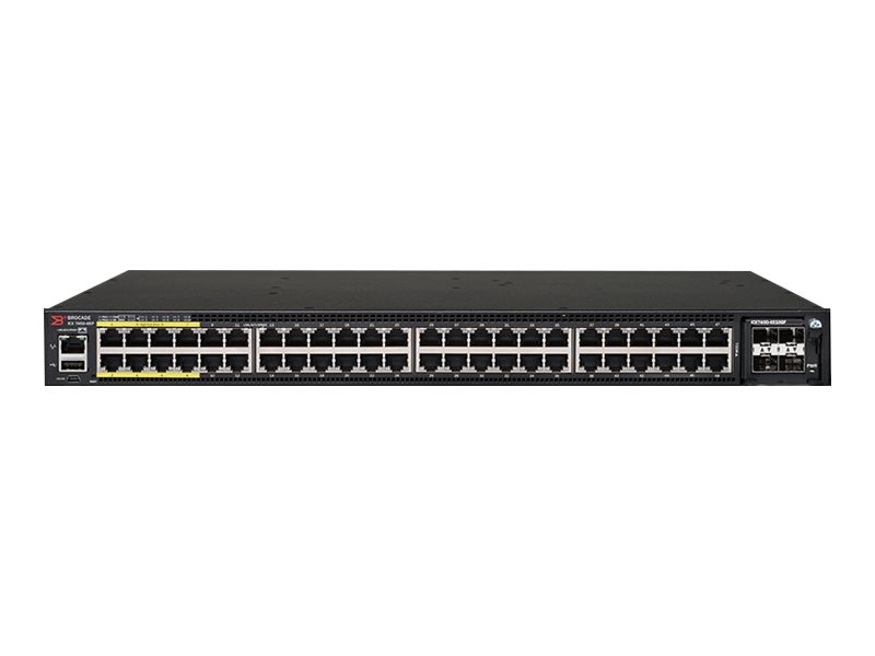 ICX7450-48P-STK-E - Brocade Ruckus ICX 7450-48P - Switch - L3 - managed - 40 x 10/100/1000 (PoE+)