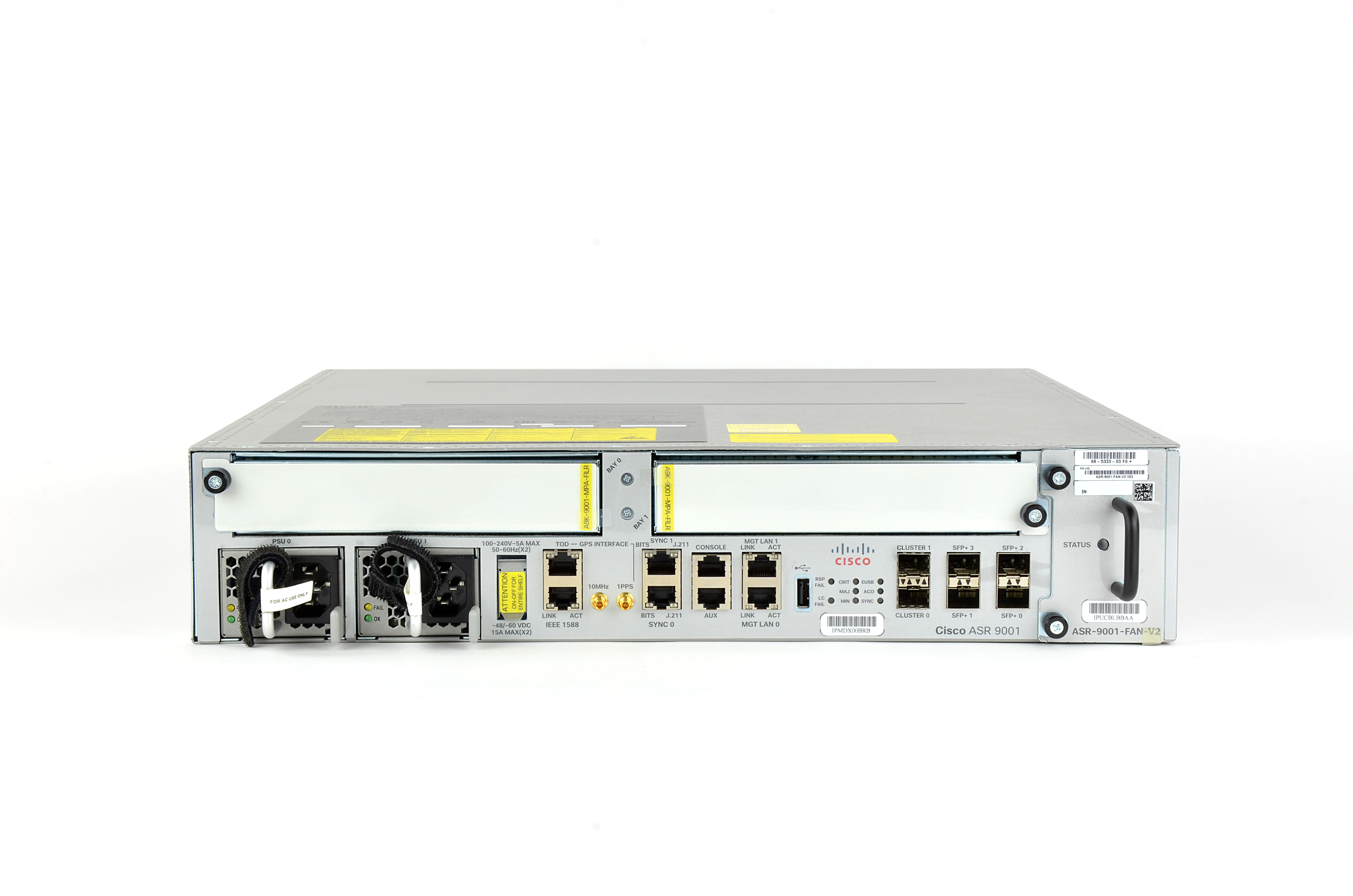 ASR-9001 - Router Cisco de 10 GbE y 40 GbE para montaje en rack