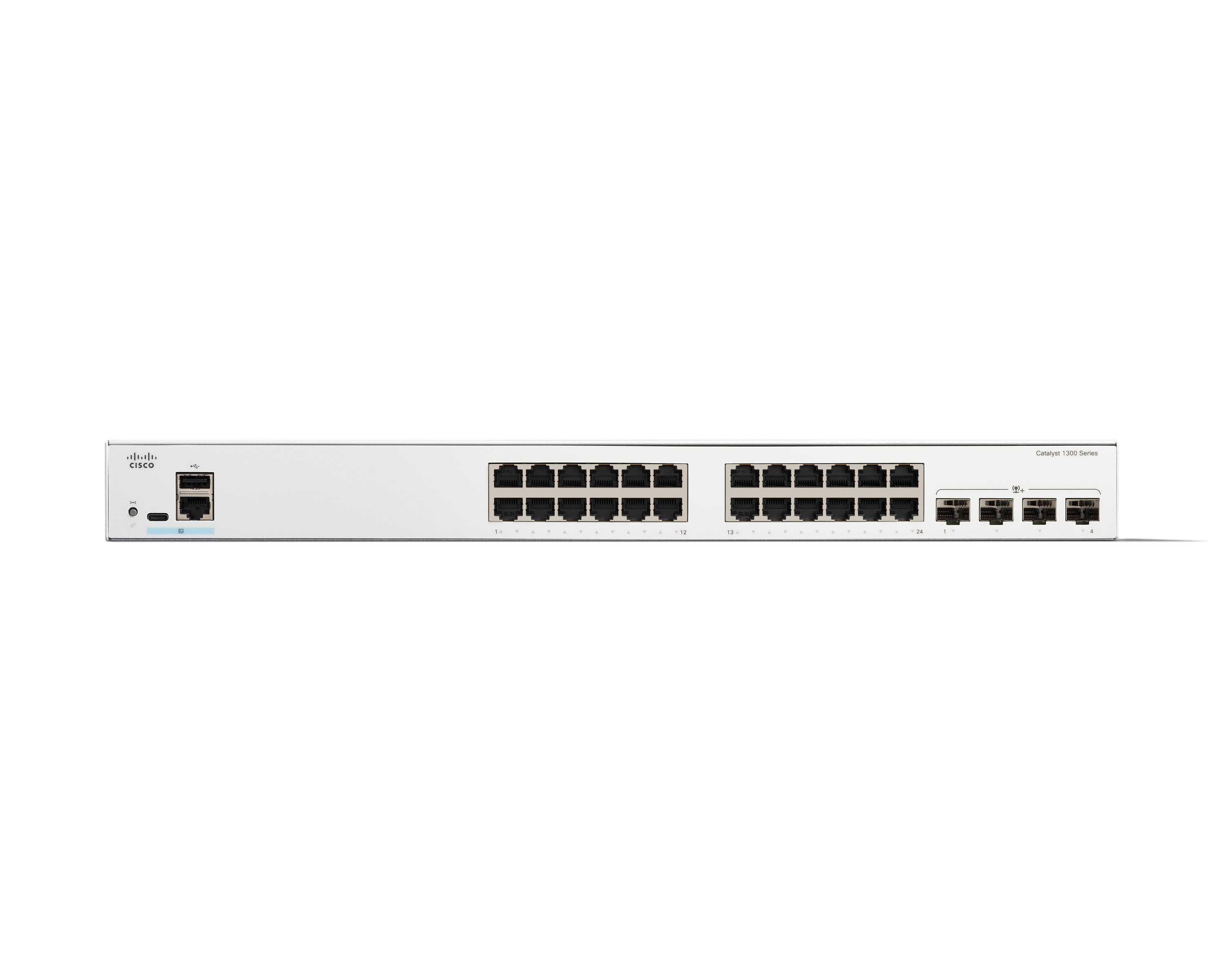 C1300-24T-4X - Conmutador Cisco Catalyst 1300 - 24 puertos - Gestionado de capa 3