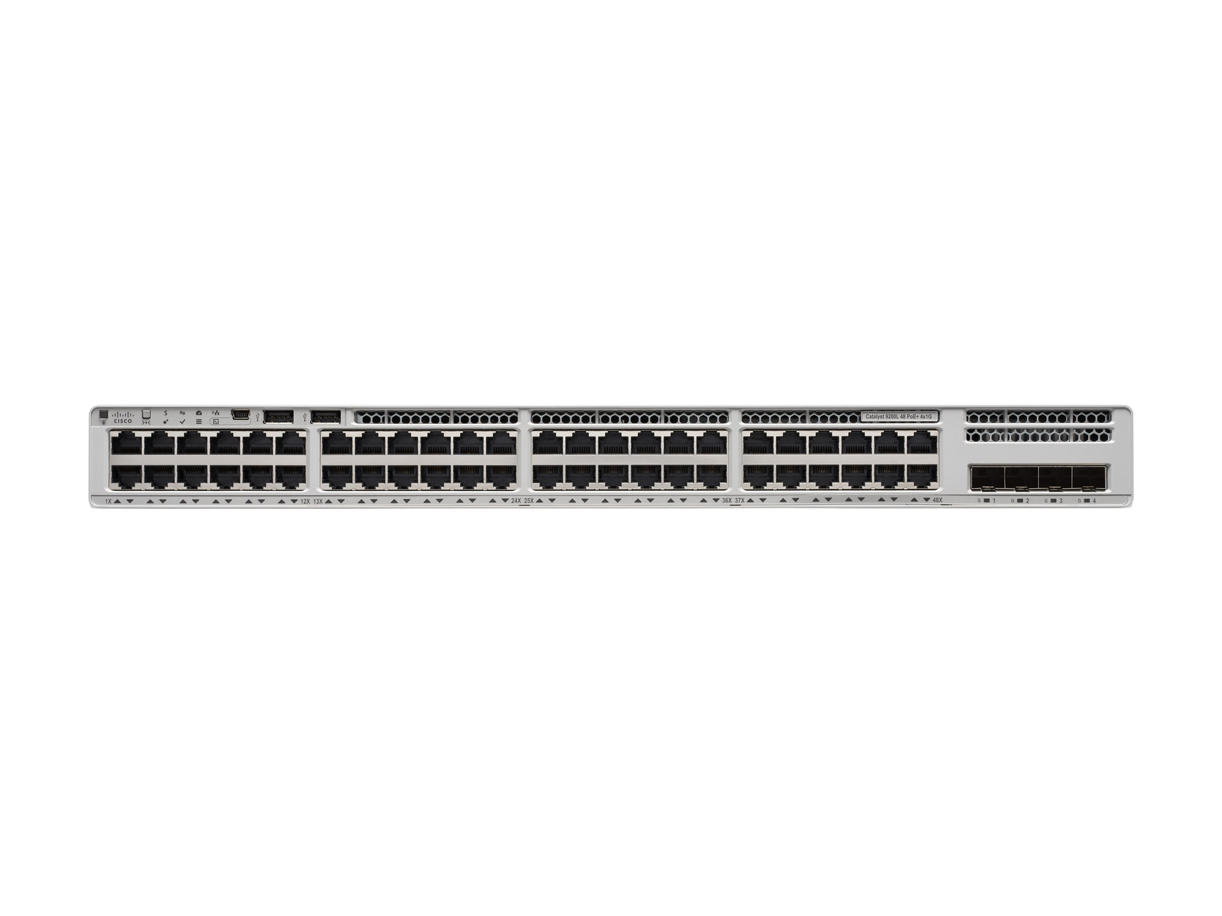 C9200L-48P-4G-E - Cisco Catalyst 9200L Switch, L3, 48 x 10/100/1000 (PoE+)